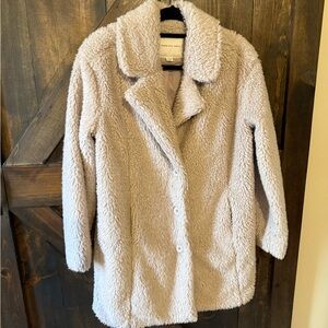 American Eagle Outfitters Light Lavender Teddy Jacket